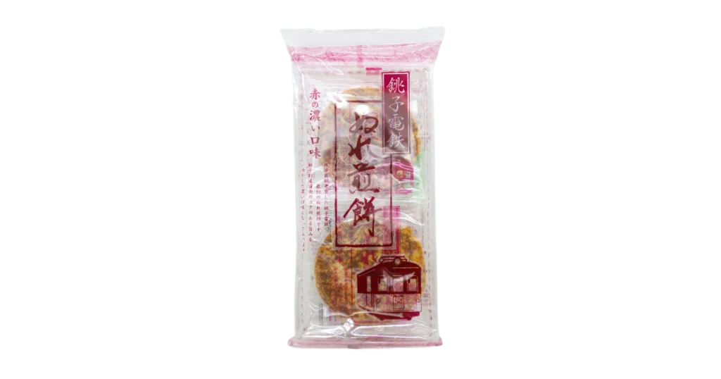 銚子電鉄ぬれ煎餅 赤の濃い口味